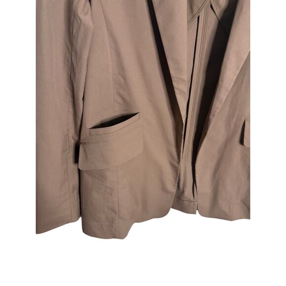 Lululemon Relaxed-Fit Twill Blazer Taupetastic Women’s Size Medium - Picture 6 of 7